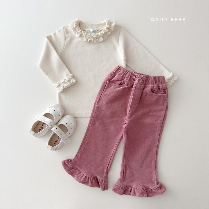 Daily Bebe - Korean Children Fashion - #childofig - Shirr Tee - 9