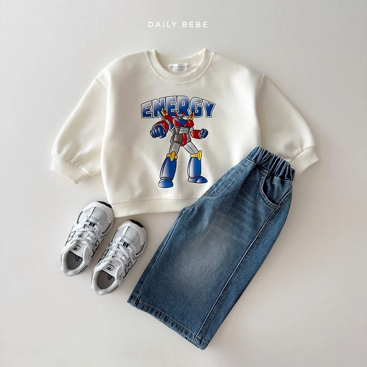 Daily Bebe - Korean Children Fashion - #childofig - Robot Sweatshirt - 6