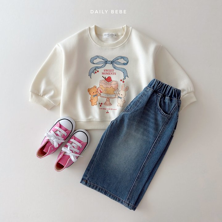 Daily Bebe - Korean Children Fashion - #childofig - Cake Sweatshirt - 8