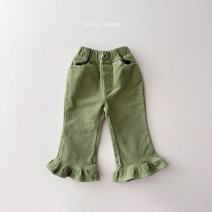 Daily Bebe - Korean Children Fashion - #childofig - Golden Bootcut Pants - 6