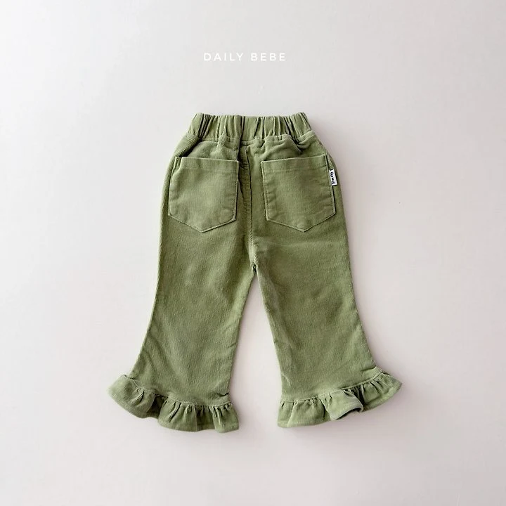 Daily Bebe - Korean Children Fashion - #childofig - Golden Bootcut Pants - 7