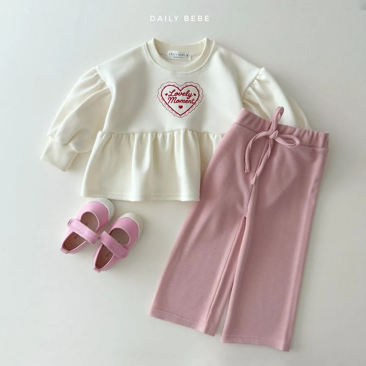 Daily Bebe - Korean Children Fashion - #childrensboutique - Knit Wide Pants - 7