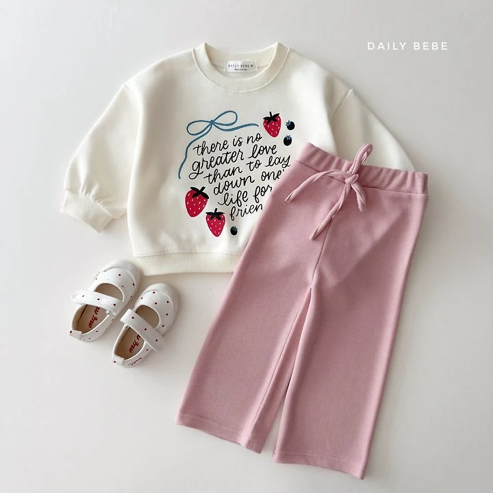 Daily Bebe - Korean Children Fashion - #designkidswear - Knit Wide Pants - 8