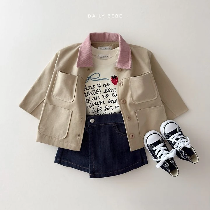 Daily Bebe - Korean Children Fashion - #designkidswear - Work Jacket - 7