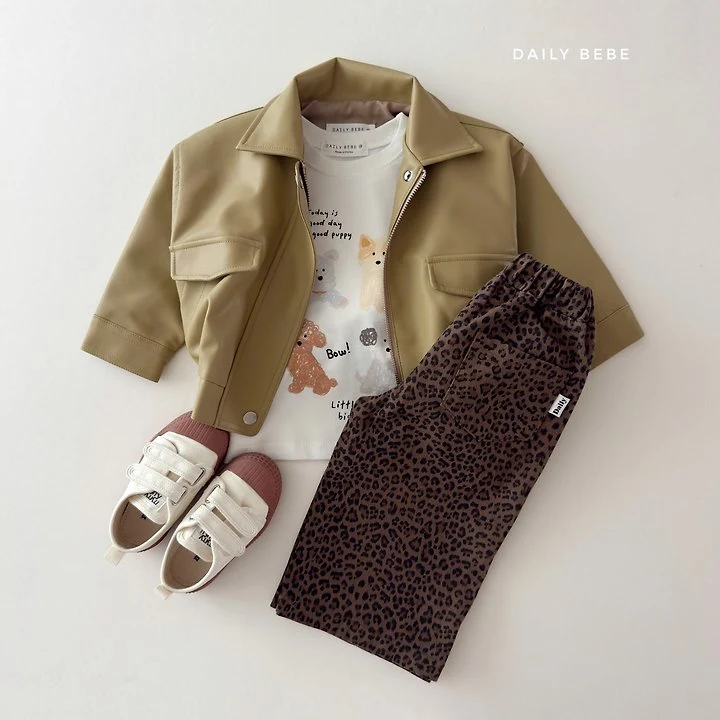 Daily Bebe - Korean Children Fashion - #discoveringself - Faux Leather Jacket - 11