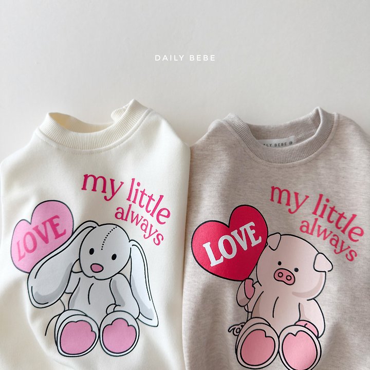 Daily Bebe - Korean Children Fashion - #designkidswear - My Little Sweatshirt - 4