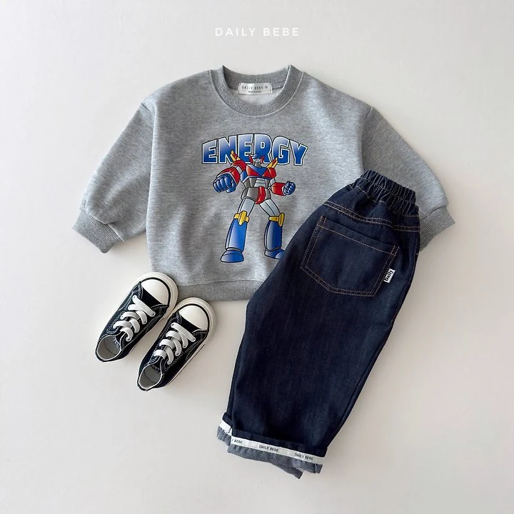 Daily Bebe - Korean Children Fashion - #discoveringself - Roll-Up Raw Denim Pants - 8