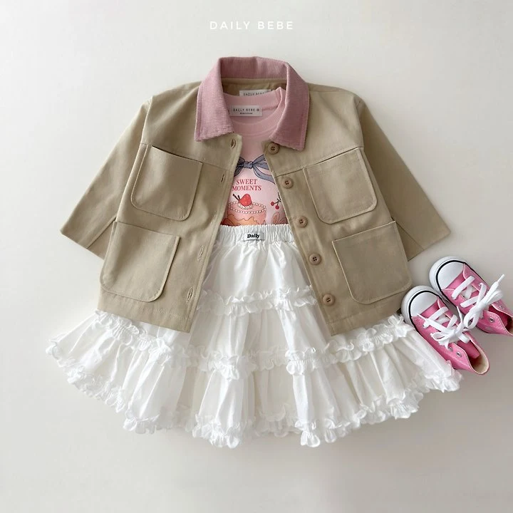 Daily Bebe - Korean Children Fashion - #fashionkids - Work Jacket - 9