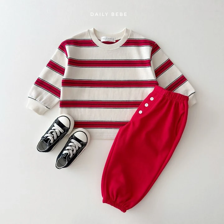 Daily Bebe - Korean Children Fashion - #fashionkids - You and Me Sweatshirt - 7