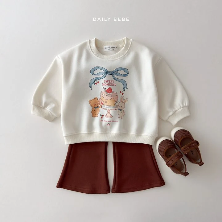 Daily Bebe - Korean Children Fashion - #fashionkids - Cake Sweatshirt - 12