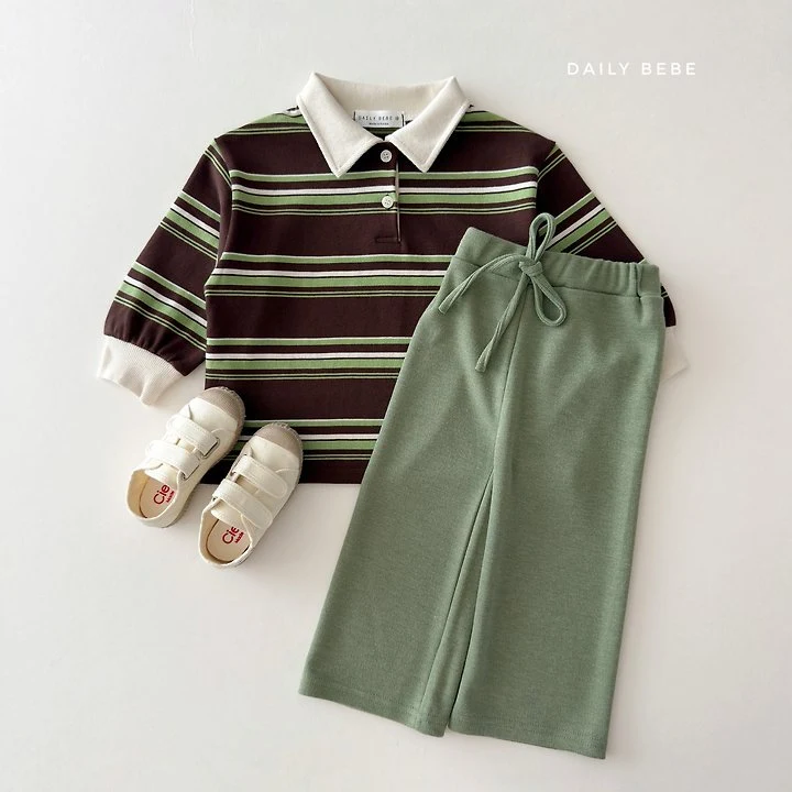 Daily Bebe - Korean Children Fashion - #kidsshorts - Knit Wide Pants - 11