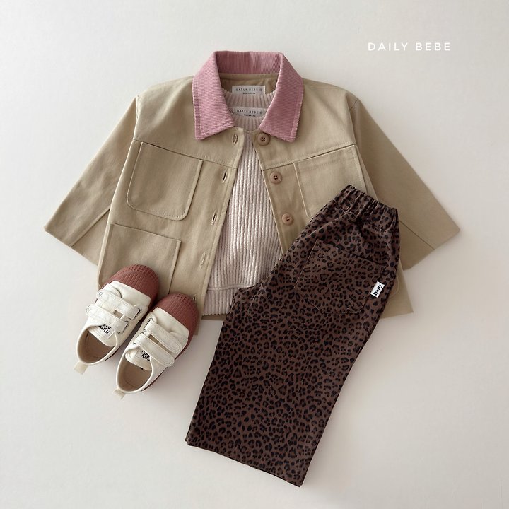 Daily Bebe - Korean Children Fashion - #kidsshorts - Work Jacket - 10
