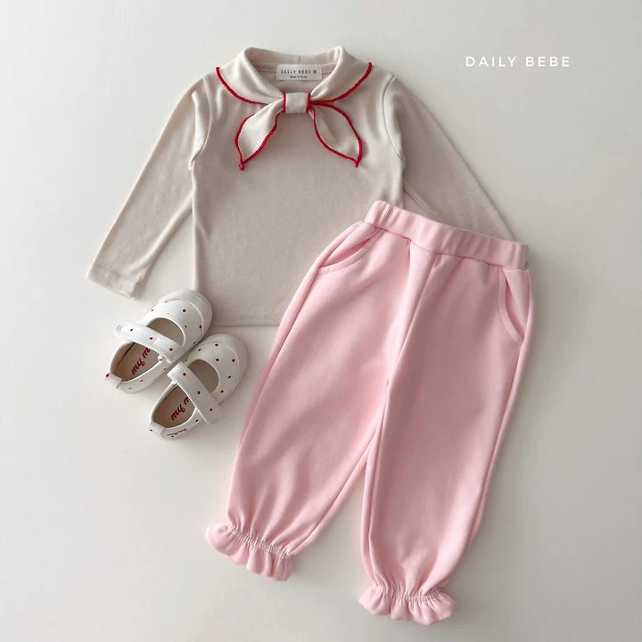 Daily Bebe - Korean Children Fashion - #kidsshorts - Scarf Tee - 9
