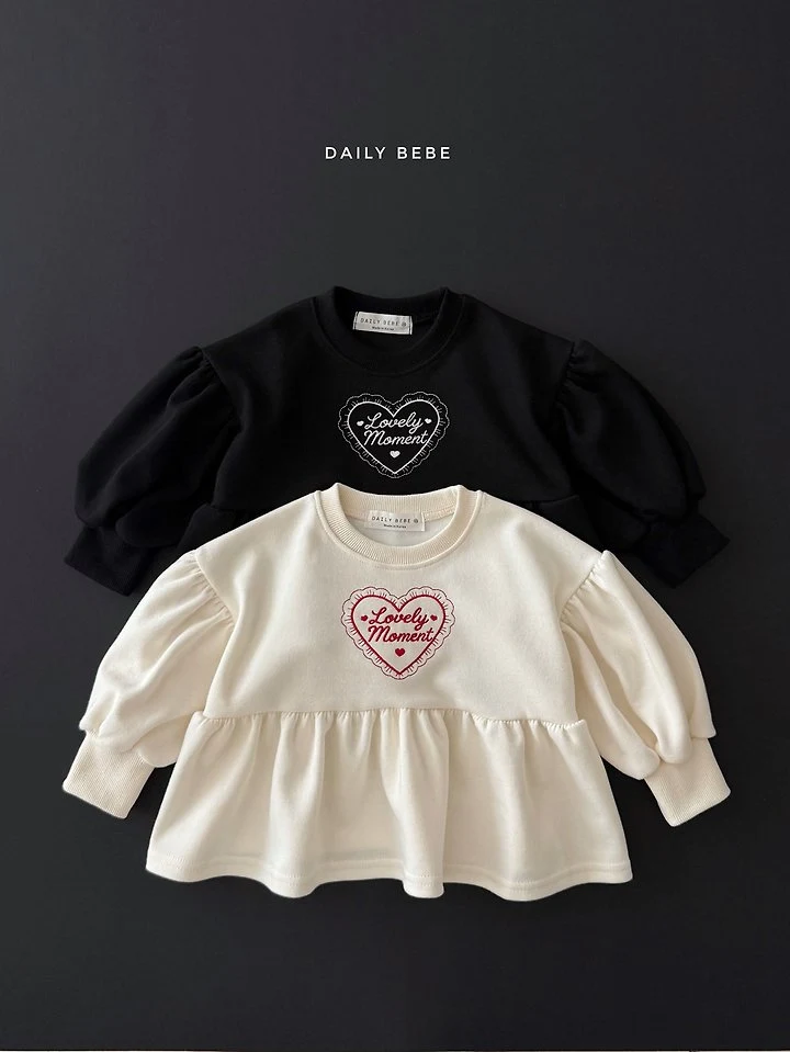 Daily Bebe - Korean Children Fashion - #kidsshorts - Lovely Moment Tee