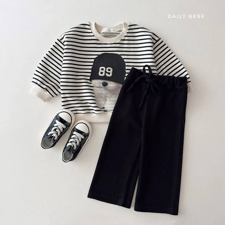 Daily Bebe - Korean Children Fashion - #kidsshorts - Bichon Sweatshirt - 12