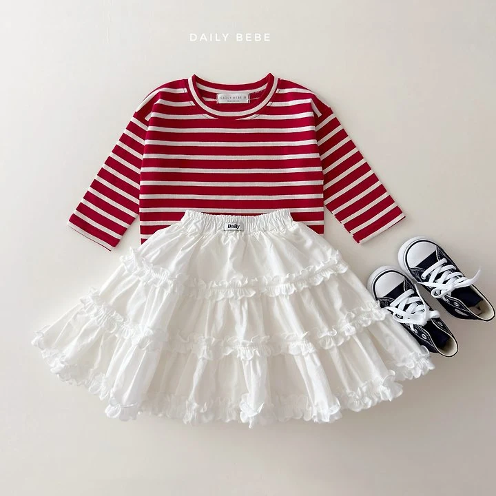 Daily Bebe - Korean Children Fashion - #kidsshorts - Everyday Daily Tee - 7