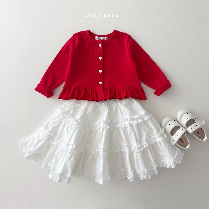 Daily Bebe - Korean Children Fashion - #kidsshorts - Colored Paper Cardigan - 6