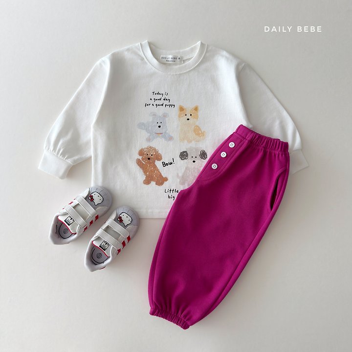 Daily Bebe - Korean Children Fashion - #kidsshorts - Sketchbook Tee - 9