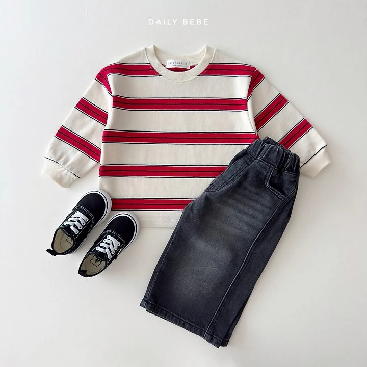 Daily Bebe - Korean Children Fashion - #kidsshorts - You and Me Sweatshirt - 8