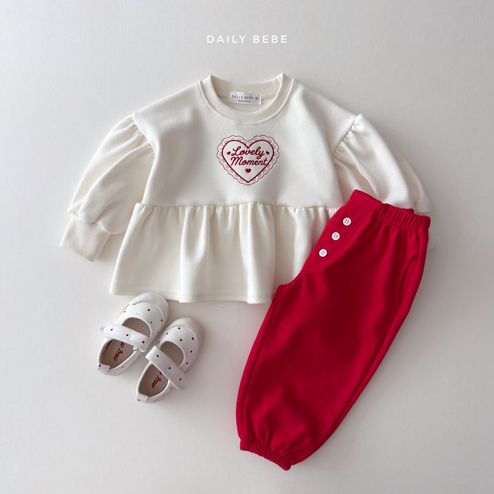 Daily Bebe - Korean Children Fashion - #kidsshorts - Button Jogger Pants - 7