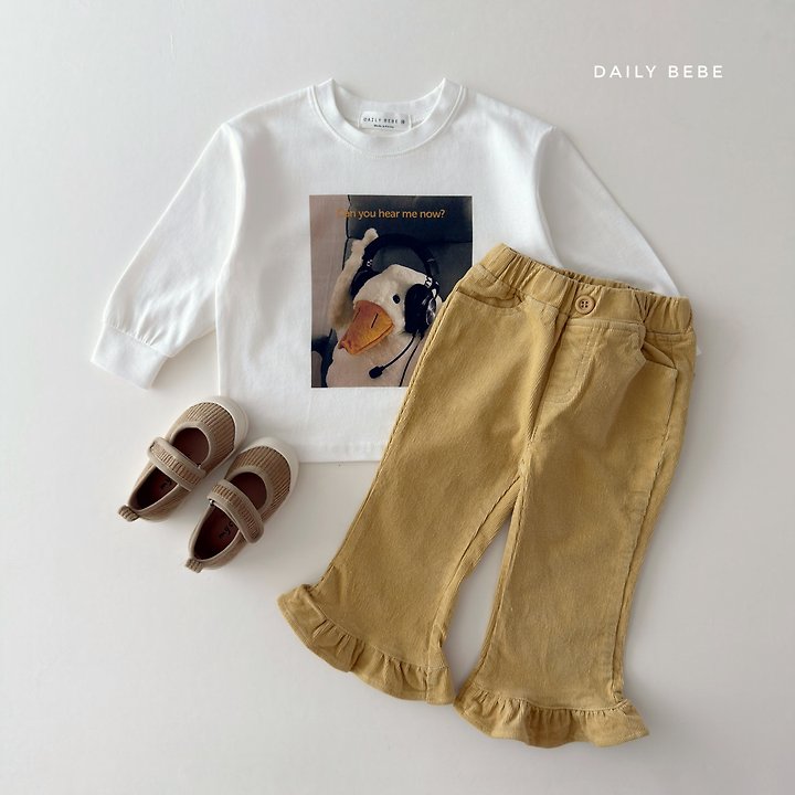 Daily Bebe - Korean Children Fashion - #kidsshorts - Golden Bootcut Pants - 12
