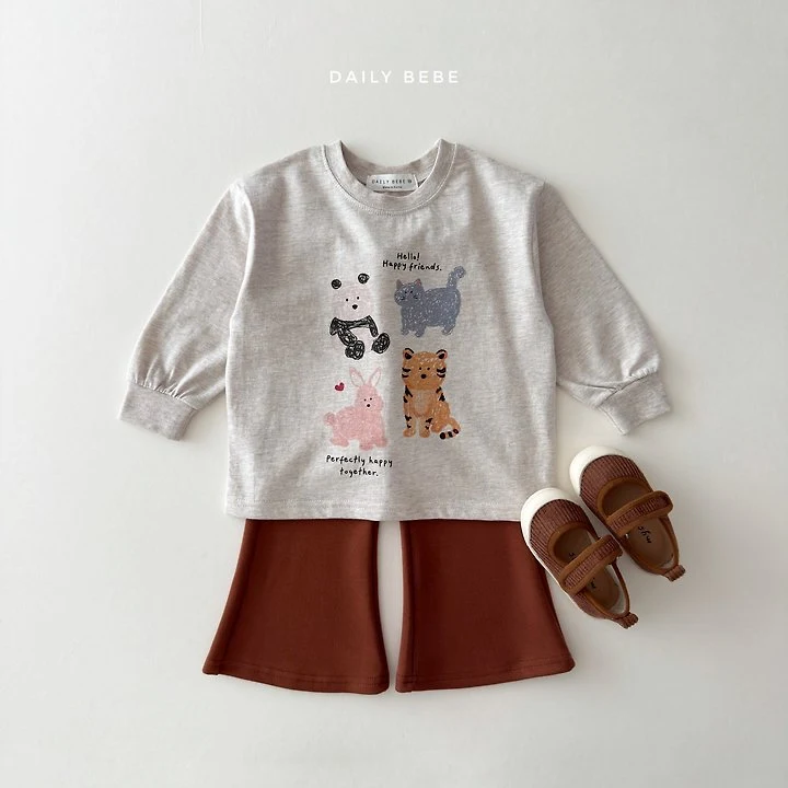 Daily Bebe - Korean Children Fashion - #kidsstore - Mochi Bootcut Pants - 12