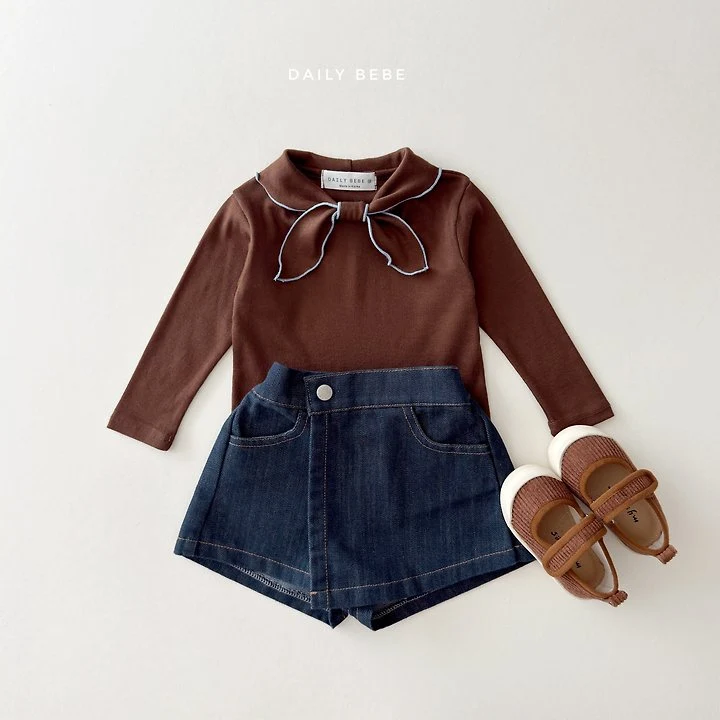 Daily Bebe - Korean Children Fashion - #kidzfashiontrend - Scarf Tee - 11