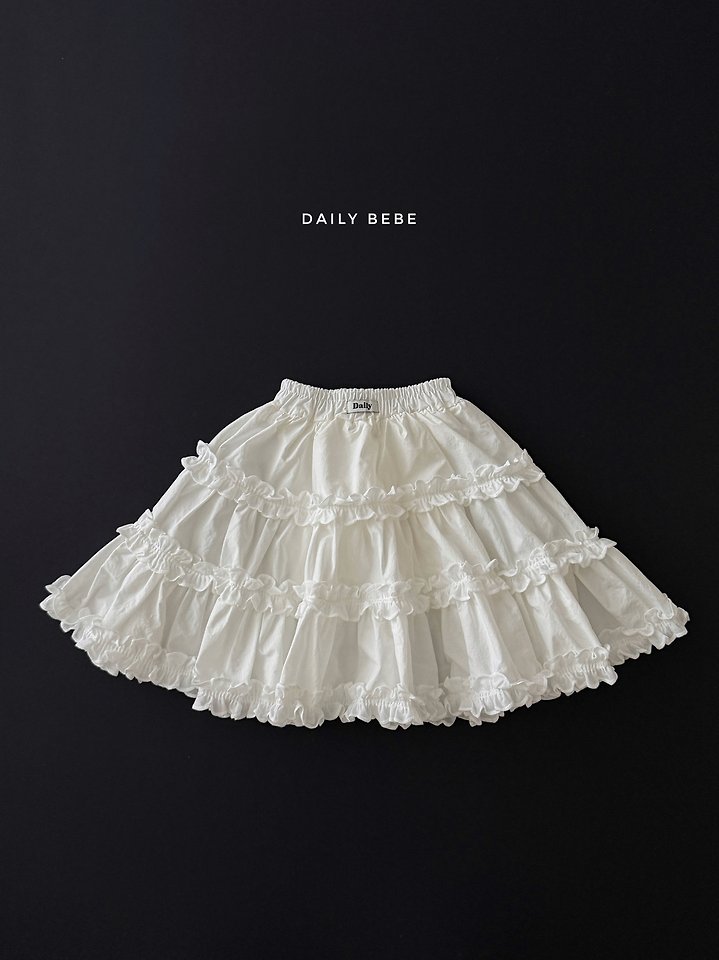 Daily Bebe - Korean Children Fashion - #kidzfashiontrend - Pure Long Skirt
