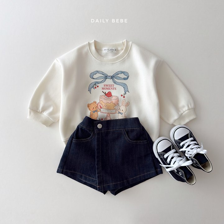 Daily Bebe - Korean Children Fashion - #kidzfashiontrend - Wrap Skirt Pants - 7