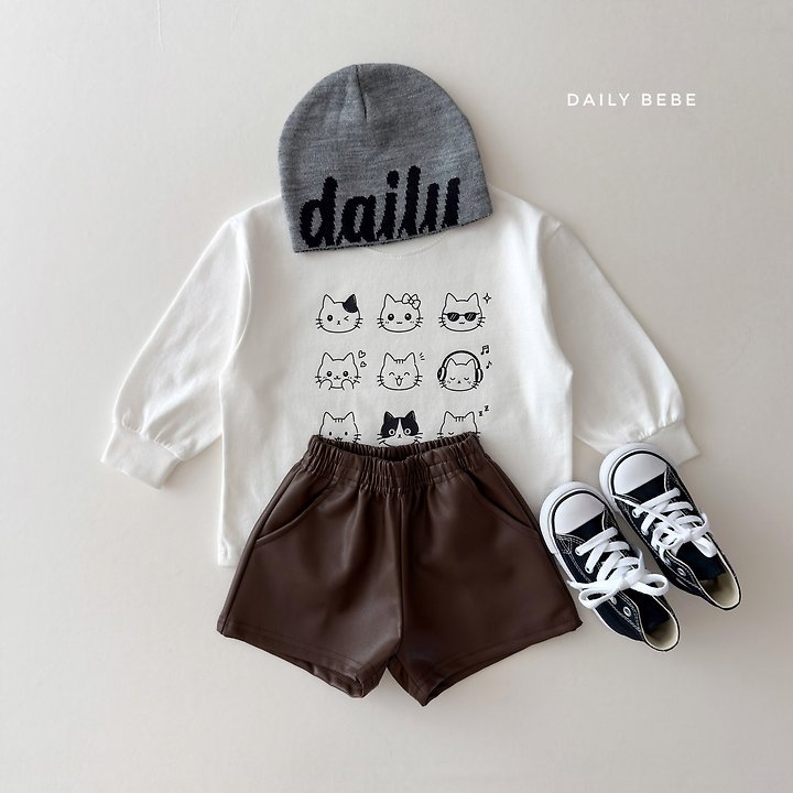 Daily Bebe - Korean Children Fashion - #kidzfashiontrend - Emoticon Tee - 6