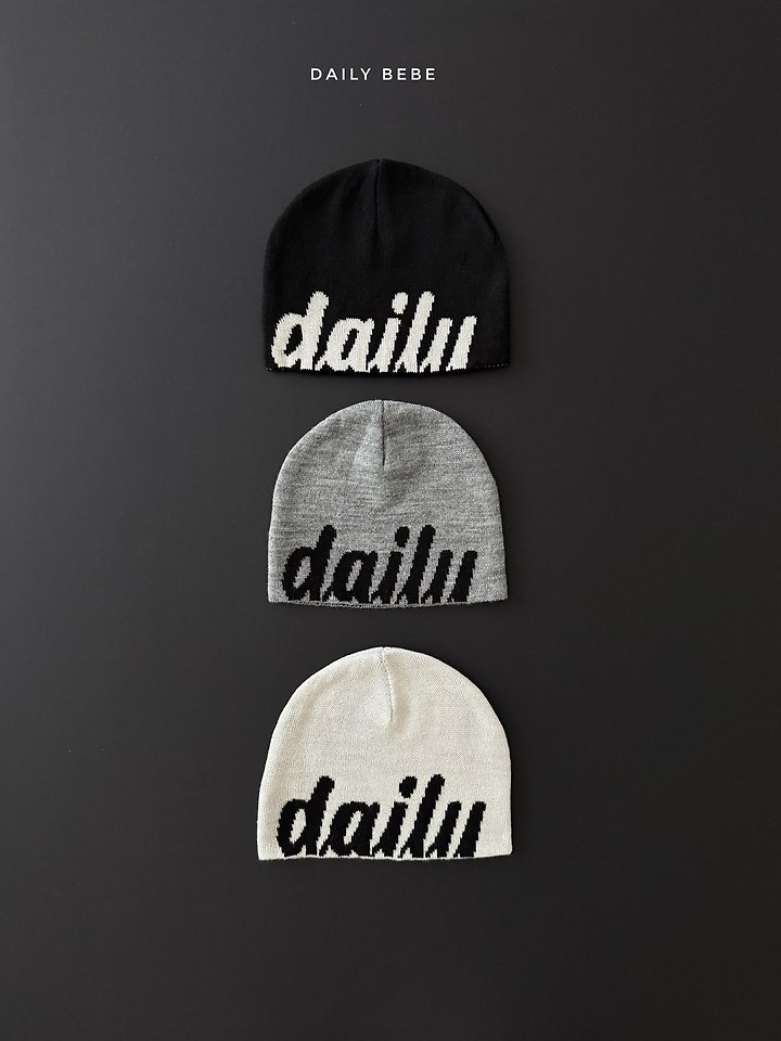 Daily Bebe - Korean Children Fashion - #littlefashionista - Lettering Beanie