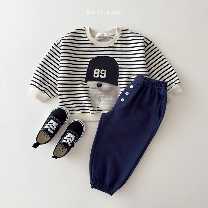 Daily Bebe - Korean Children Fashion - #magicofchildhood - Button Jogger Pants - 12