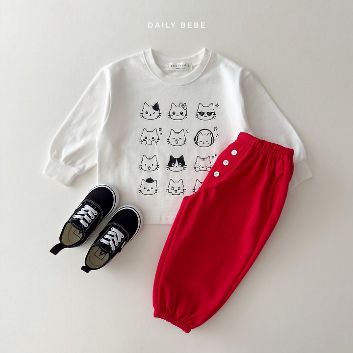 Daily Bebe - Korean Children Fashion - #magicofchildhood - Emoticon Tee - 9