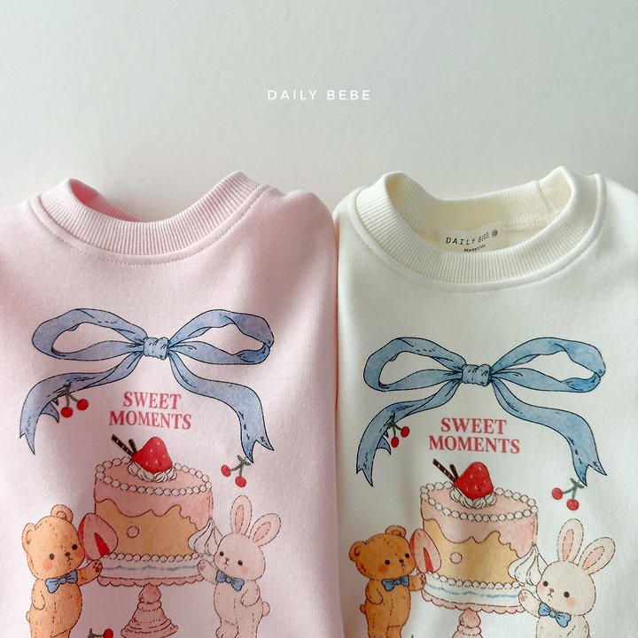 Daily Bebe - Korean Children Fashion - #littlefashionista - Cake Sweatshirt - 4