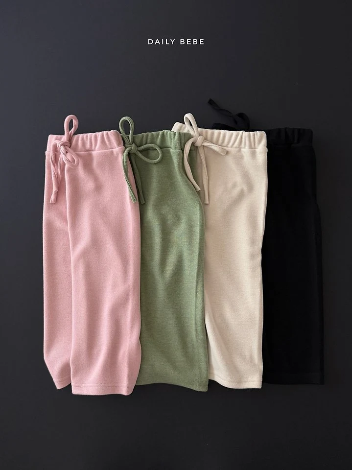Daily Bebe - Korean Children Fashion - #minifashionista - Knit Wide Pants