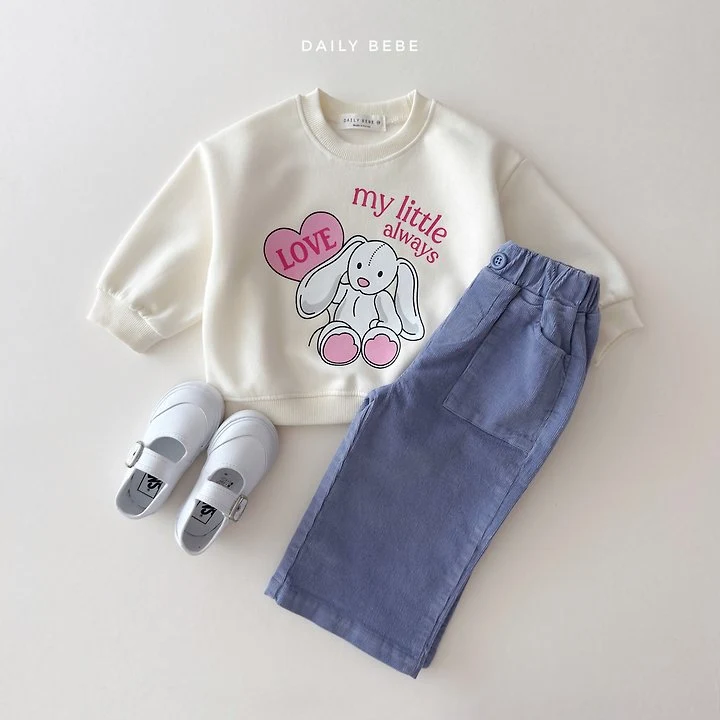 Daily Bebe - Korean Children Fashion - #minifashionista - My Little Sweatshirt - 12