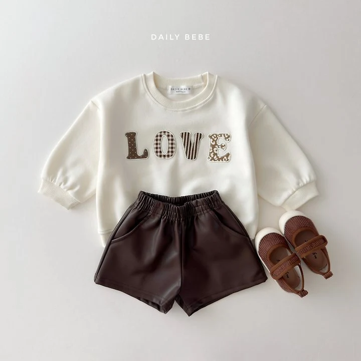 Daily Bebe - Korean Children Fashion - #minifashionista - Faux Leather Shorts - 8