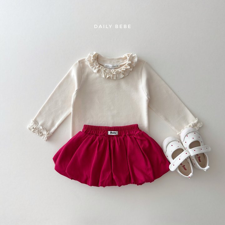 Daily Bebe - Korean Children Fashion - #prettylittlegirls - Shirr Tee - 5