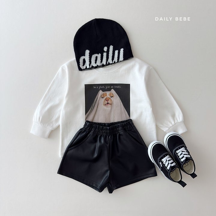 Daily Bebe - Korean Children Fashion - #prettylittlegirls - Faux Leather Shorts - 9