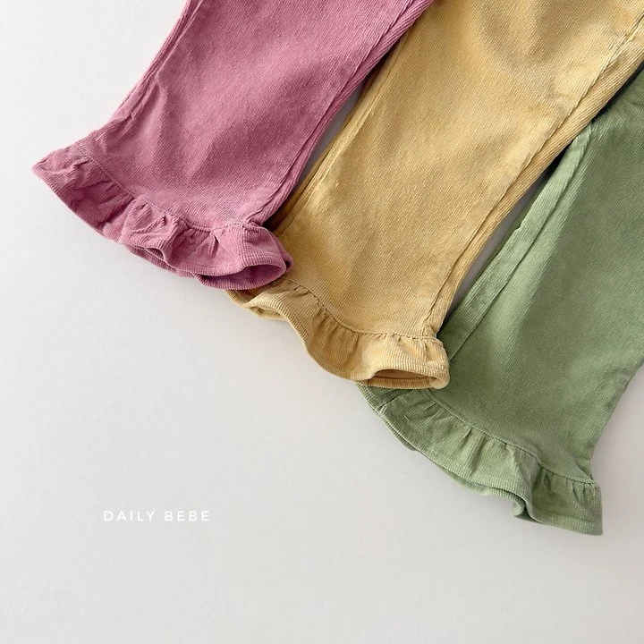 Daily Bebe - Korean Children Fashion - #prettylittlegirls - Golden Bootcut Pants - 5