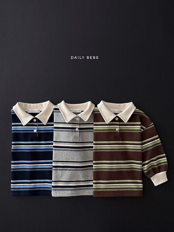 Daily Bebe - Korean Children Fashion - #prettylittlegirls - Chestnut Collar Tee