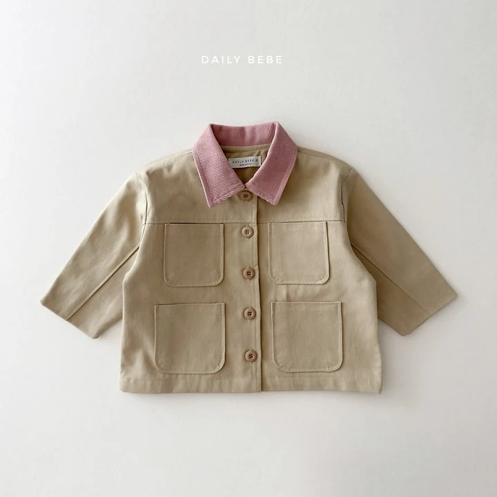 Daily Bebe - Korean Children Fashion - #toddlerclothing - Work Jacket - 4