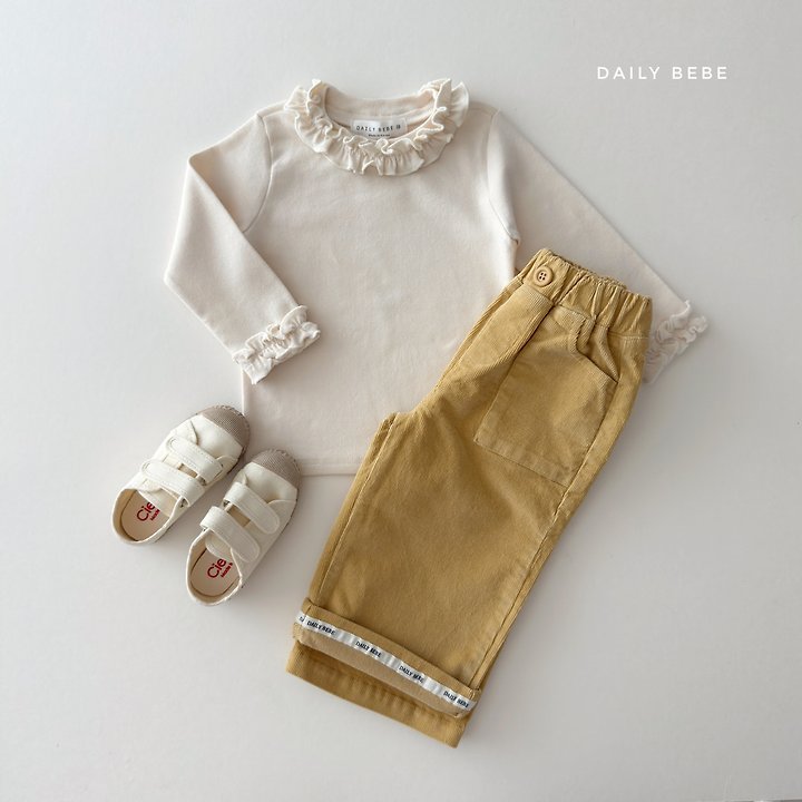 Daily Bebe - Korean Children Fashion - #todddlerfashion - Shirr Tee - 6