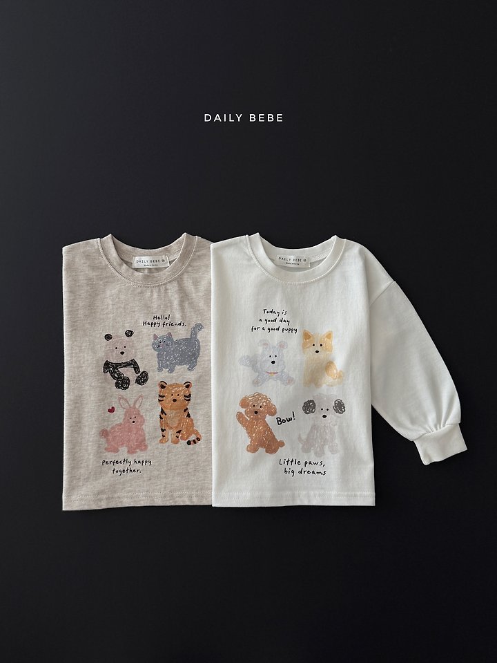 Daily Bebe - Korean Children Fashion - #todddlerfashion - Sketchbook Tee