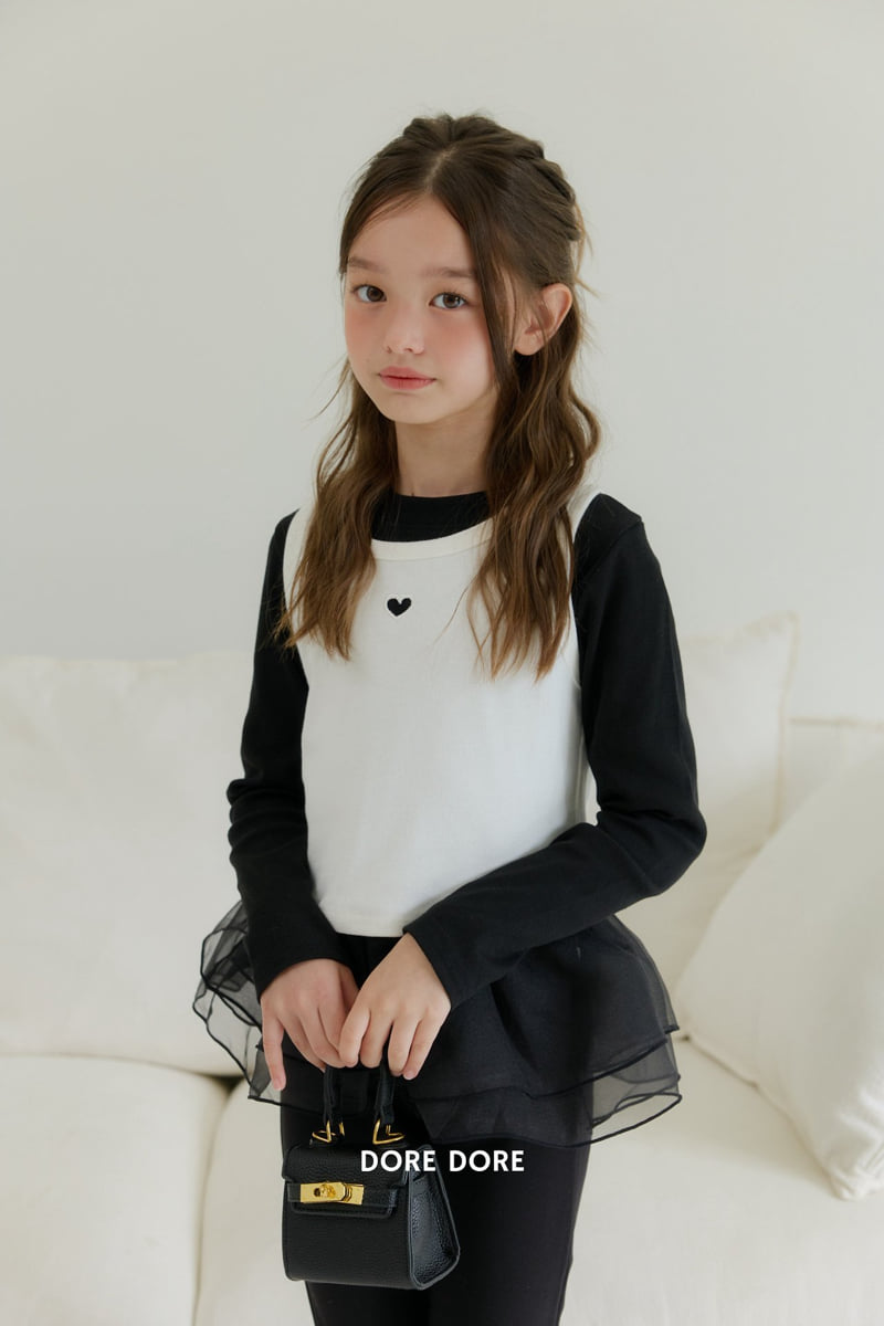 Dore Dore - Korean Children Fashion - #Kfashion4kids - Ripple Sheer Tee - 7