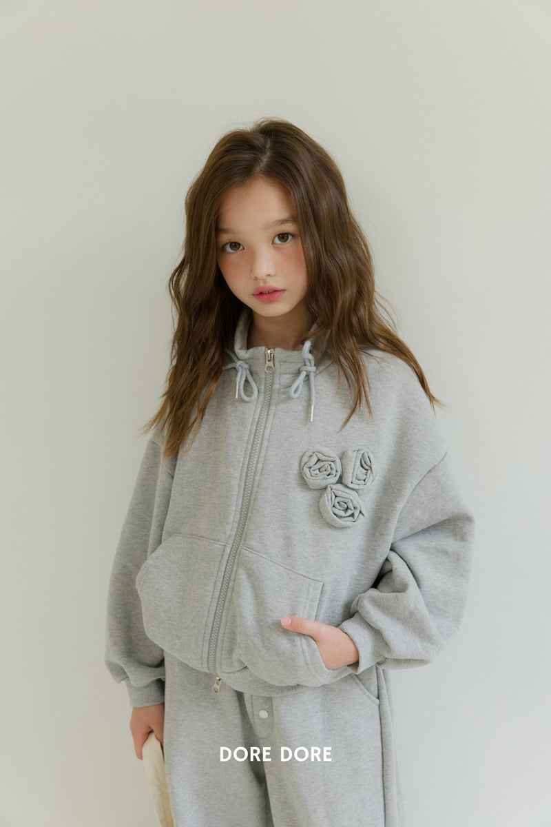 Dore Dore - Korean Children Fashion - #Kfashion4kids - Corsage 2-Way Zip-Up