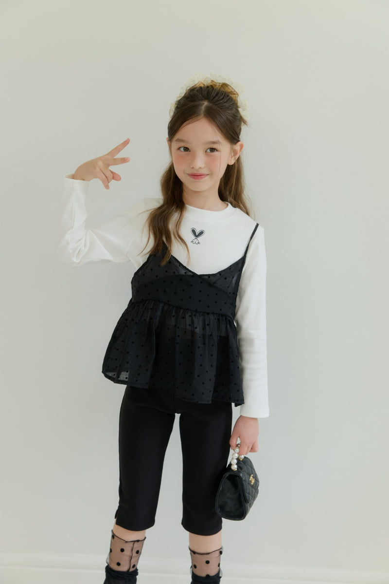 Dore Dore - Korean Children Fashion - #Kfashion4kids - Dot See-through Bustier - 12
