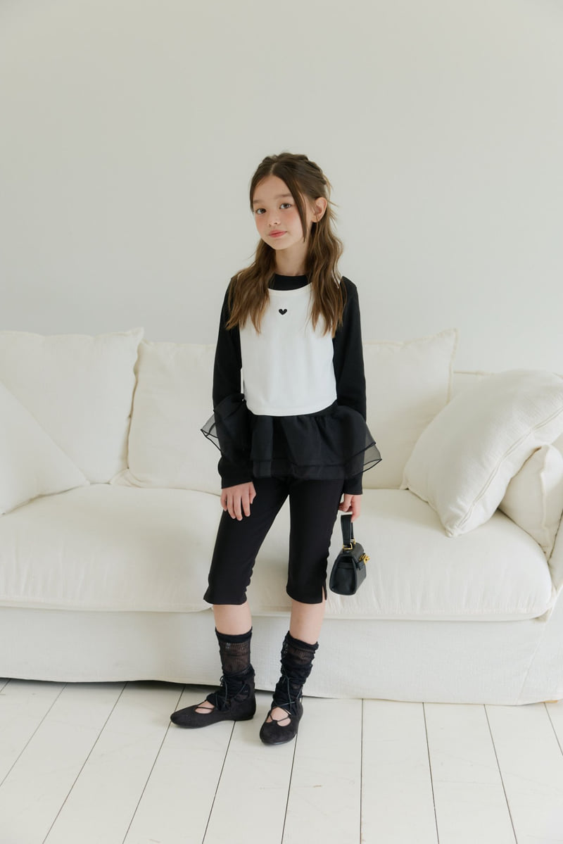 Dore Dore - Korean Children Fashion - #childofig - Ripple Sheer Tee - 12