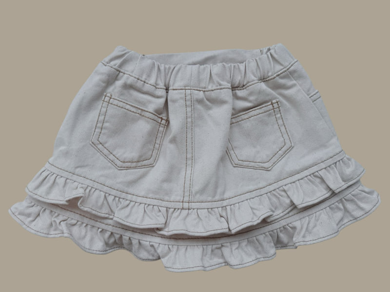 Dore Dore - Korean Children Fashion - #prettylittlegirls - Frill Tiered Skirt Pants - 4
