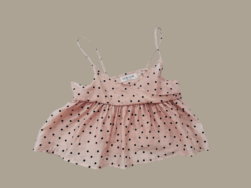 Dore Dore - Korean Children Fashion - #childofig - Dot See-through Bustier - 3